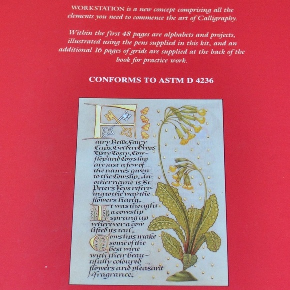 Vintage Calligraphy Workstation hardcover book - NEW - Picture 7 of 11